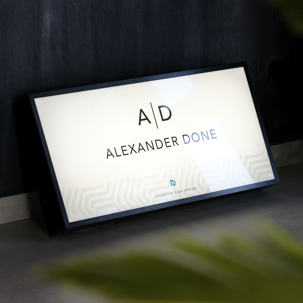 Insegne professionali: insegna luminosa EasyLed